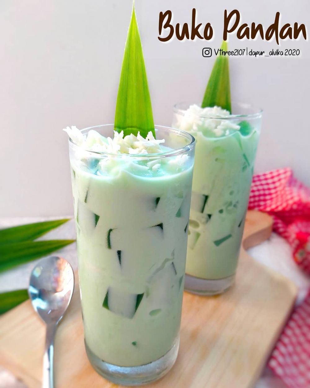 21 Cara membuat es buko pandan, segar dan praktis