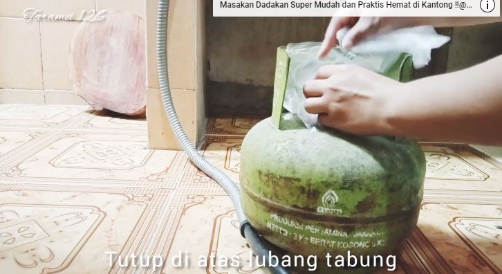 Tak perlu disumpal karet gelang, ini cara mengatasi tabung gas bocor pakai 2 alat sederhana