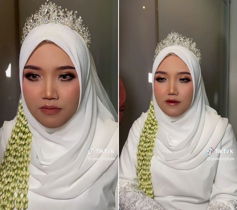 makeup kulit berjerawat © TikTok makeup kulit berjerawat © TikTok