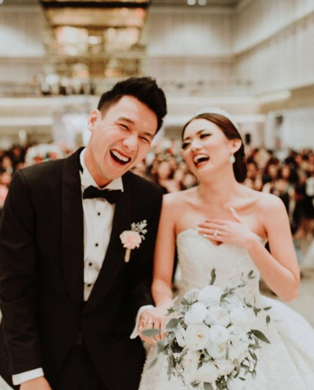 Momen pernikahan 16 member JKT48 ada Shanju dan Jojo © 2023 brilio.net