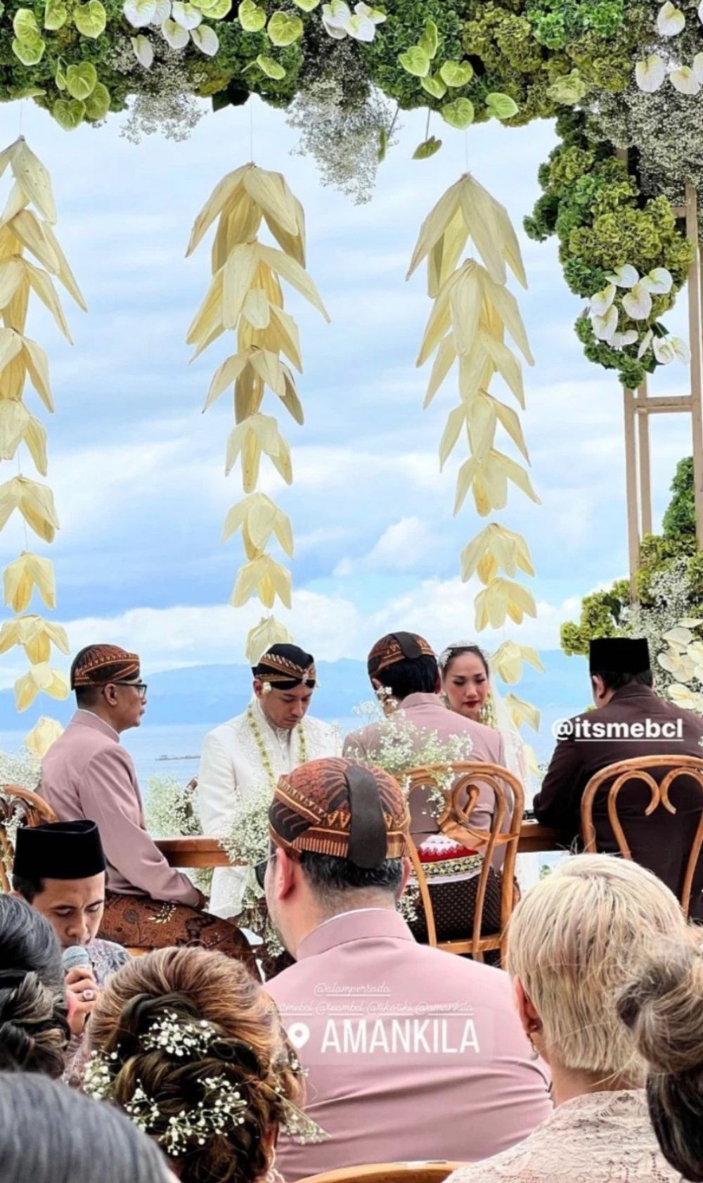 momen akad nikah BCL dan Tiko © 2023 brilio.net