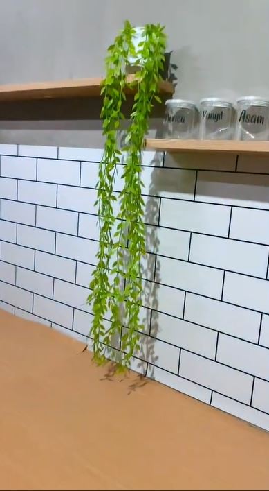 Dapur ukuran 2x1 meter ini di-makeover jadi estetik TikTok Dapur ukuran 2x1 meter ini di-makeover jadi estetik TikTok