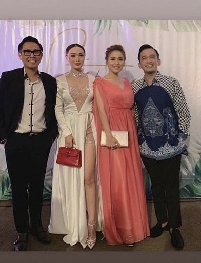 penampilan seleb hadiri pernikahan tuai kritik © instagram