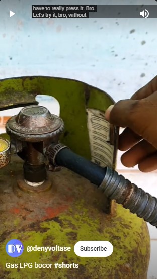 Bukan ditambah karet gelang atau benang, ini cara atasi gas elpiji bocor dengan 1 alat