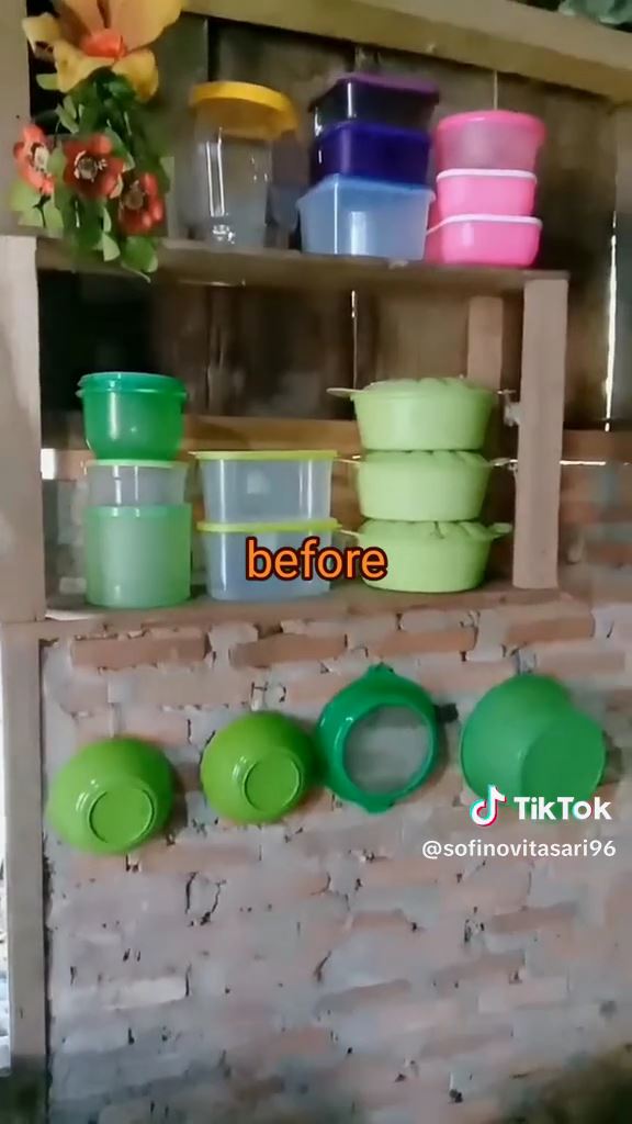 dapur semi kayu keroppi © TikTok
