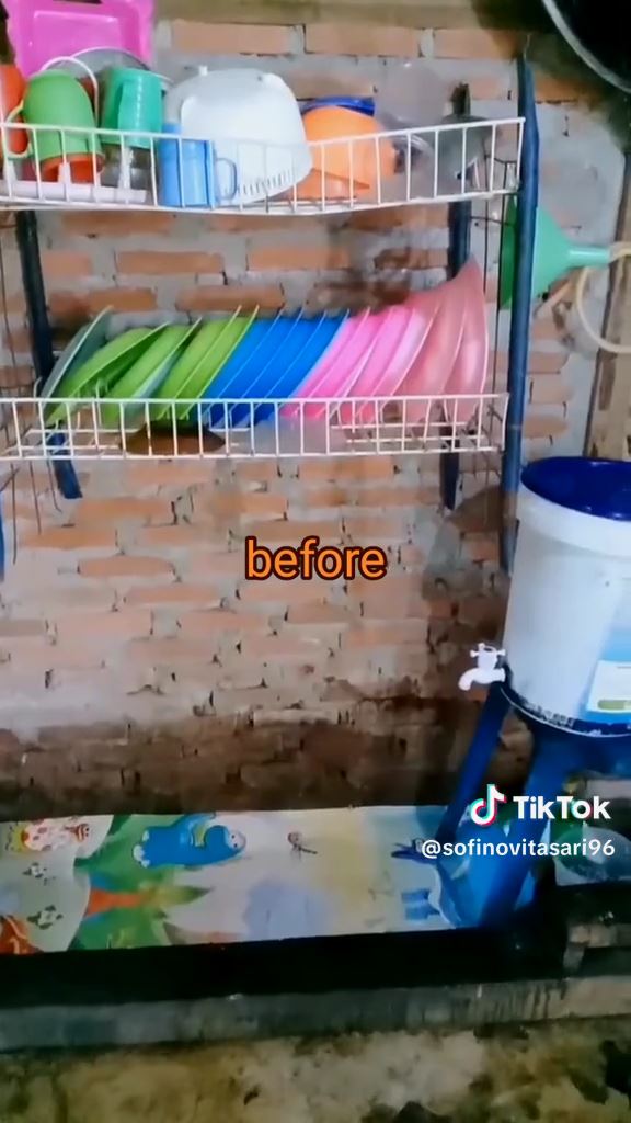 dapur semi kayu keroppi © TikTok