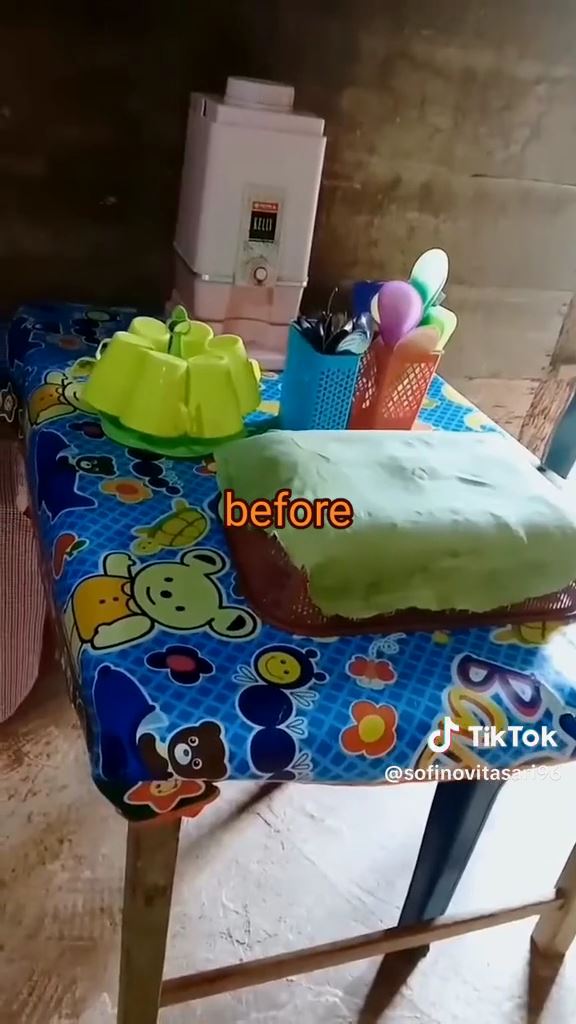 dapur semi kayu keroppi © TikTok