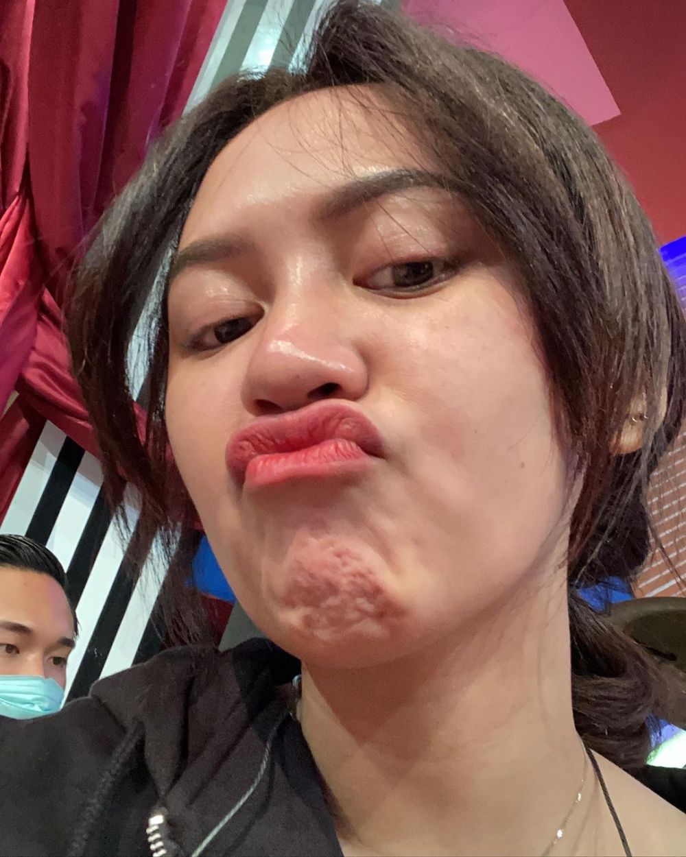 happy asmara tanpa makeup glowing © instagram happy asmara tanpa makeup glowing © instagram