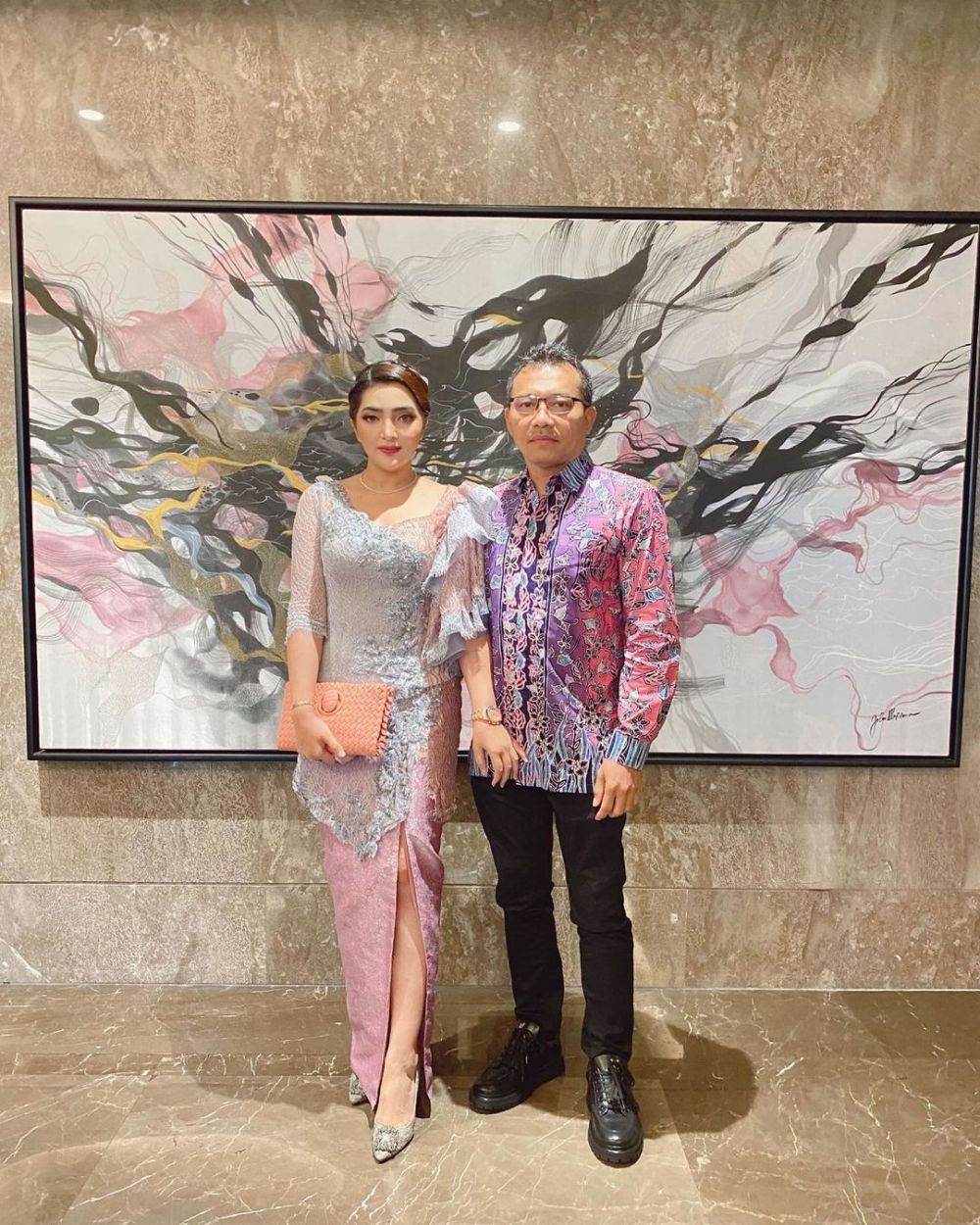 momen ashanty hadiri kondangan © instagram