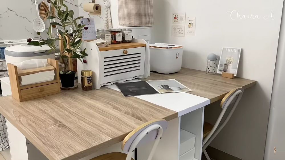 dapur tanpa kitchen set segaris cocok buat kontrakan kecil © 2023 brilio.net