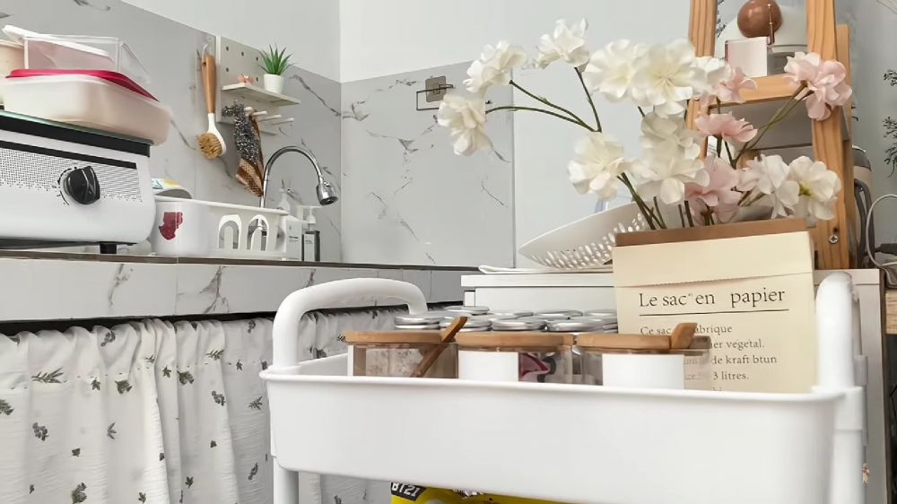 dapur tanpa kitchen set segaris cocok buat kontrakan kecil © 2023 brilio.net