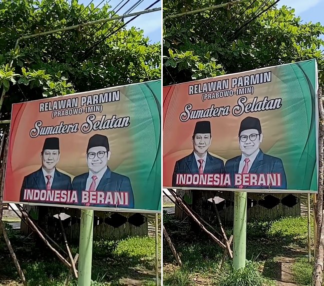 baliho pilpres unik © Instagram