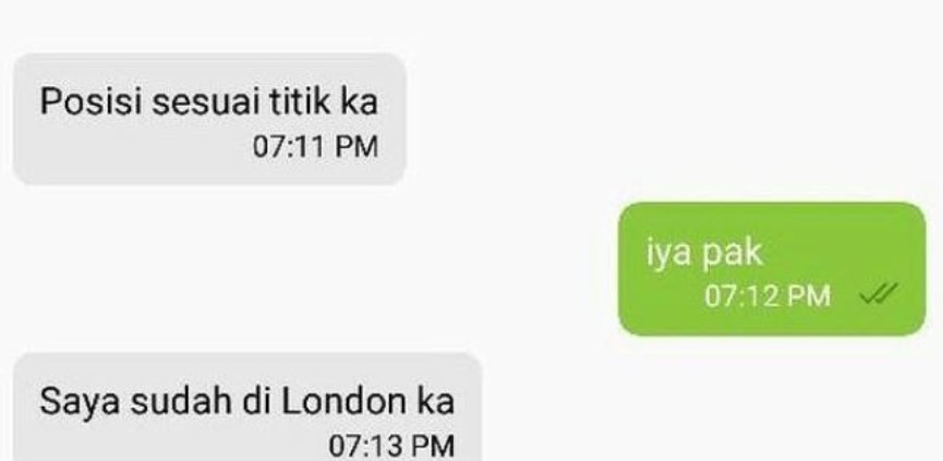 13 Potret lucu chat driver Berbagai sumber 13 Potret lucu chat driver Berbagai sumber