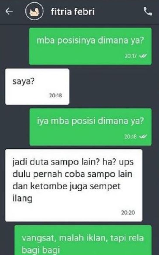 13 Potret lucu chat driver Berbagai sumber 13 Potret lucu chat driver Berbagai sumber