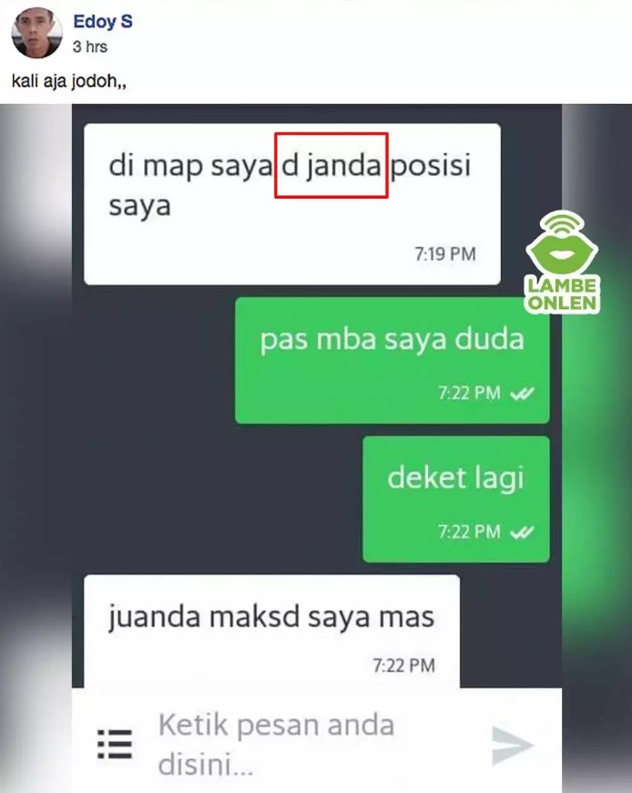 13 Potret lucu chat driver Berbagai sumber