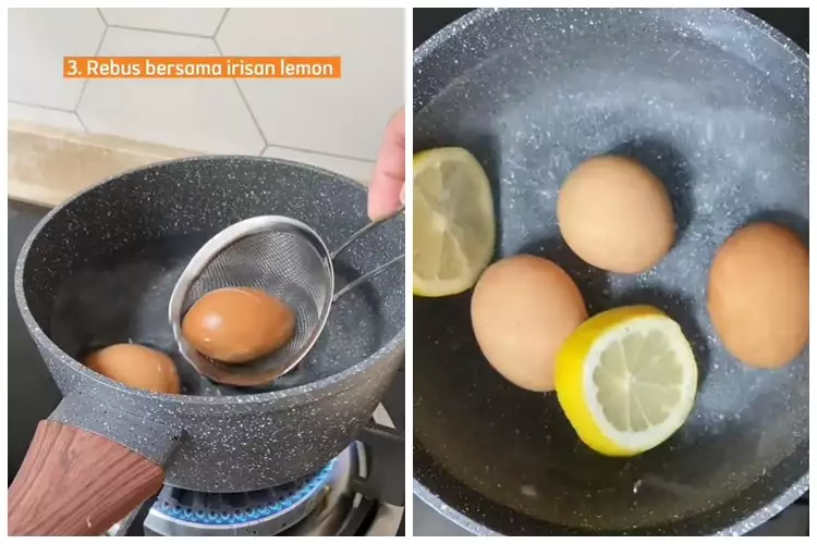 Hanya pakai 1 bahan dapur, ini trik merebus telur supaya mudah dikupas dan hasilnya lebih mulus