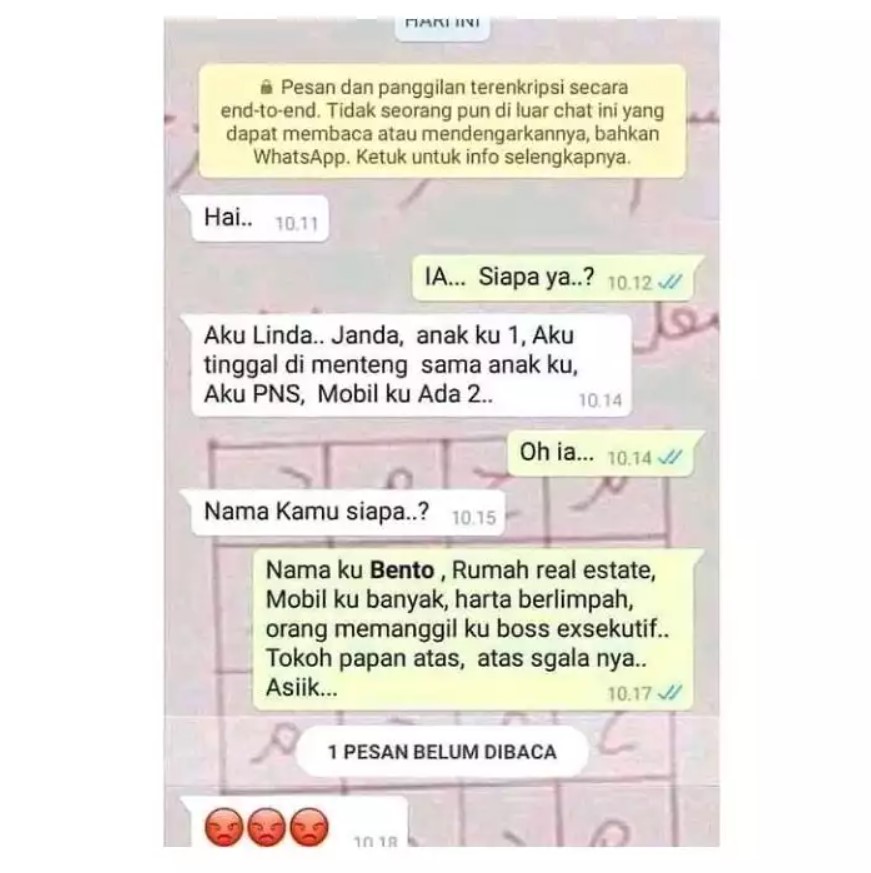 13 Potret kocak chat nanya nama Berbagai sumber