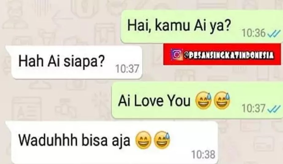 13 Potret kocak chat nanya nama Berbagai sumber