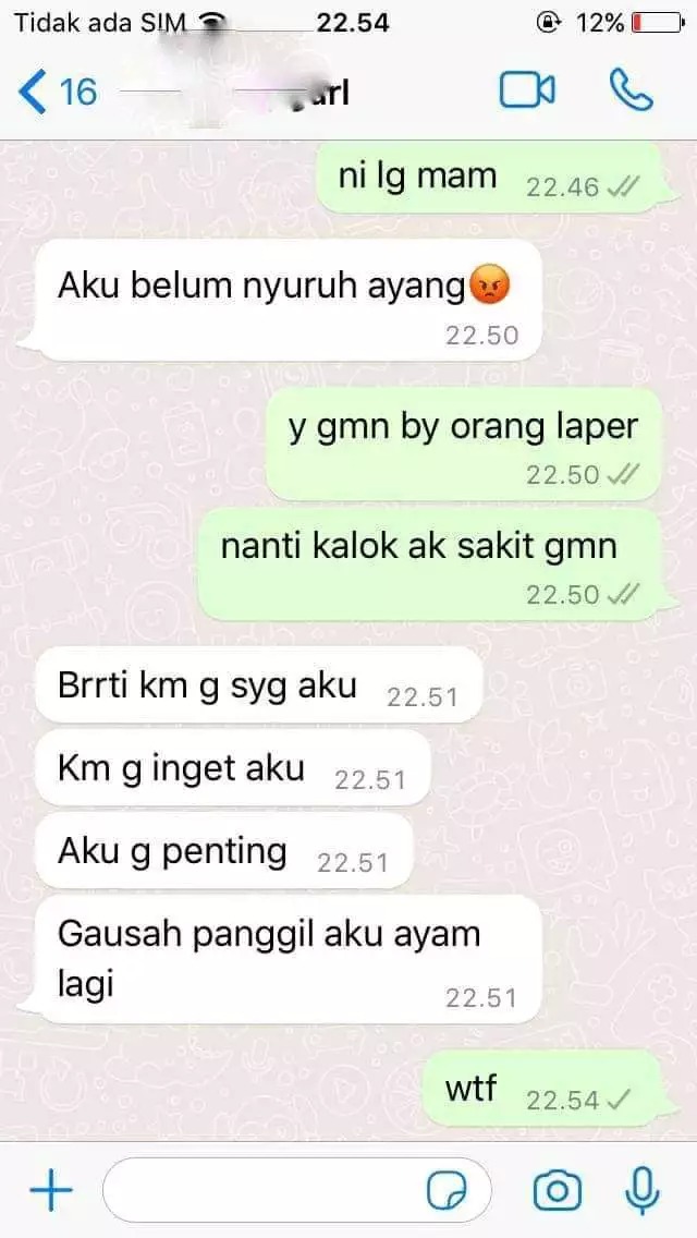 chat nggak paham kondisi berbagai sumber