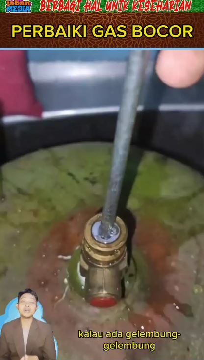 Tak perlu ditambal karet gelang, ini trik mengatasi tabung gas elpiji bocor dengan 1 alat sederhana