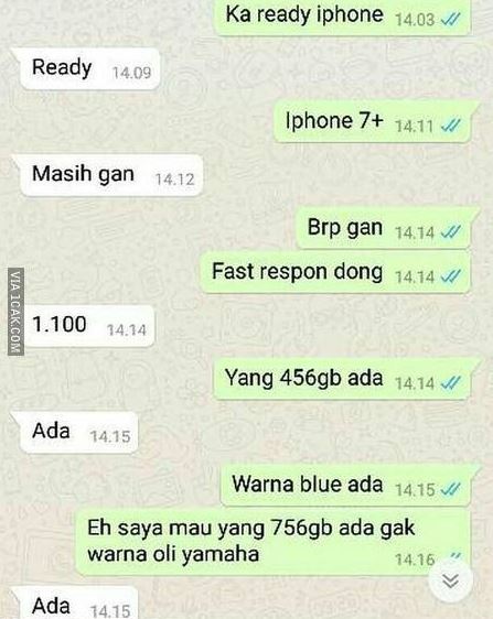 Chat lucu ngusilin penipu Berbagai sumber