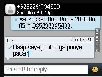 Chat lucu ngusilin penipu Berbagai sumber