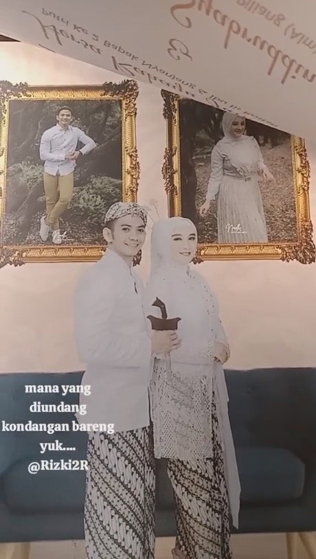 undangan nikah rizki DA © 2023 brilio.net