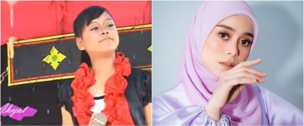 gaya makeup pedangdut sebelum dan sesudah terkenal © berbagai sumber