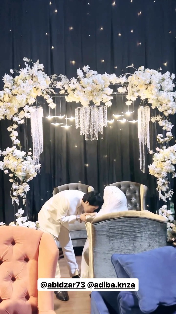 momen akad nikah adiba dan egy maulana © instagram
