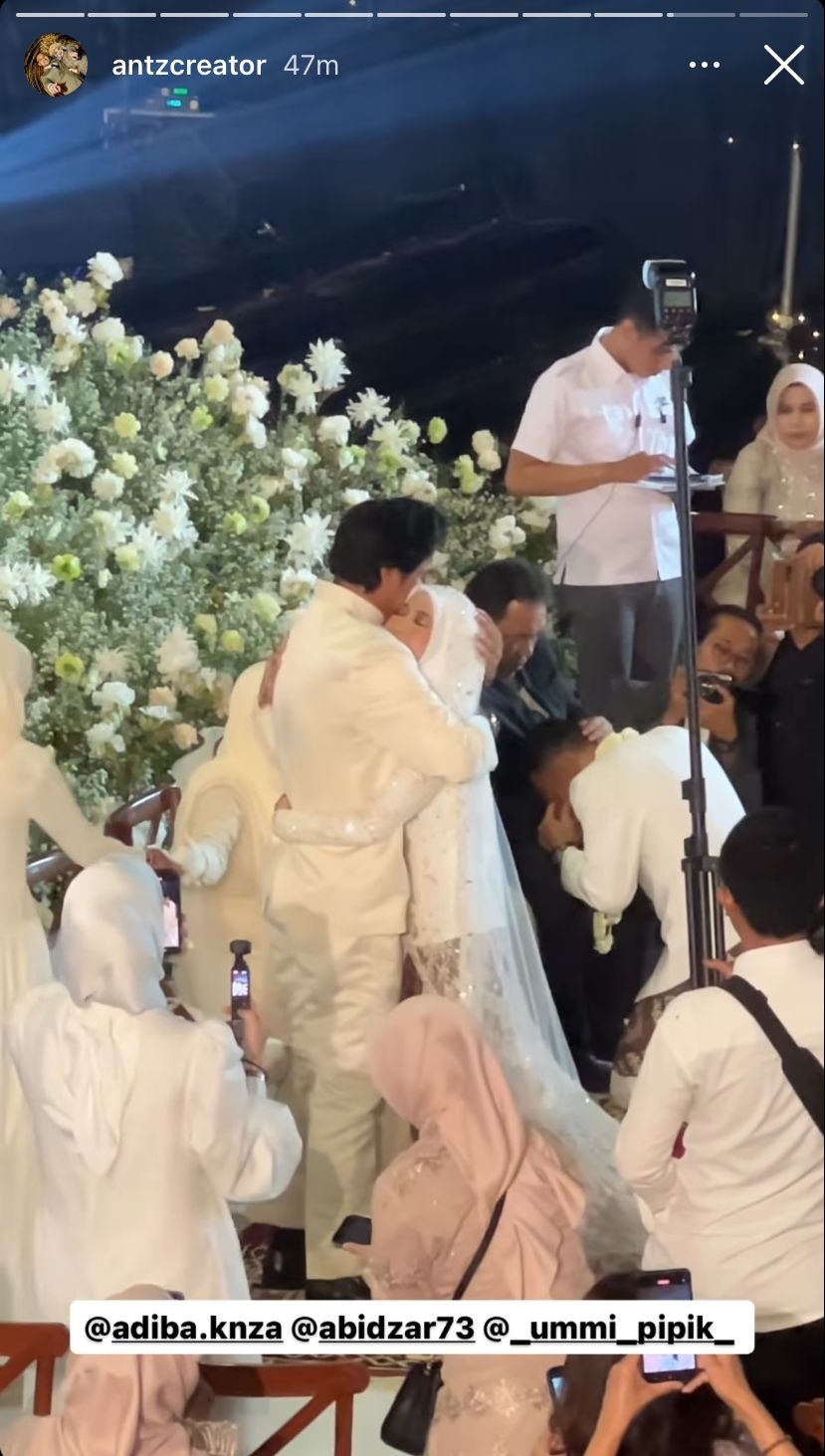 momen akad nikah adiba dan egy maulana © instagram