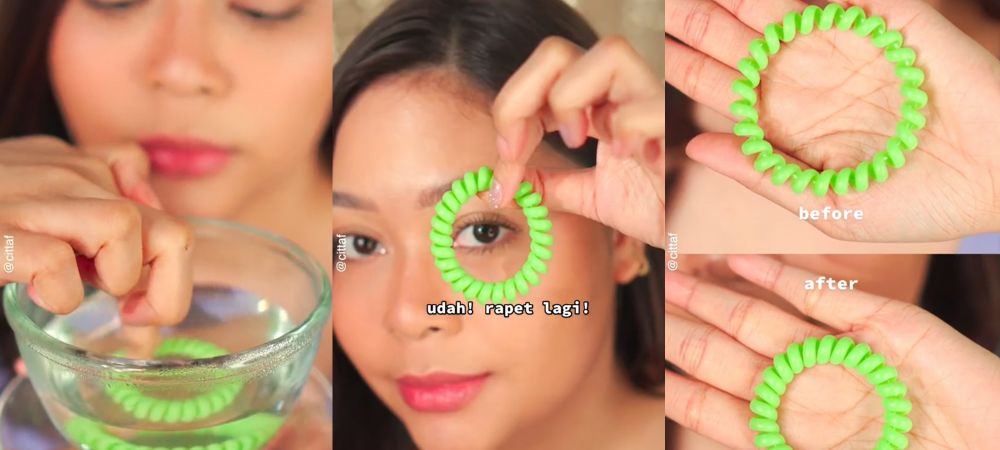Trik mudah bikin ikat rambut melar jadi bak baru lagi © berbagai sumber Trik mudah bikin ikat rambut melar jadi bak baru lagi © berbagai sumber