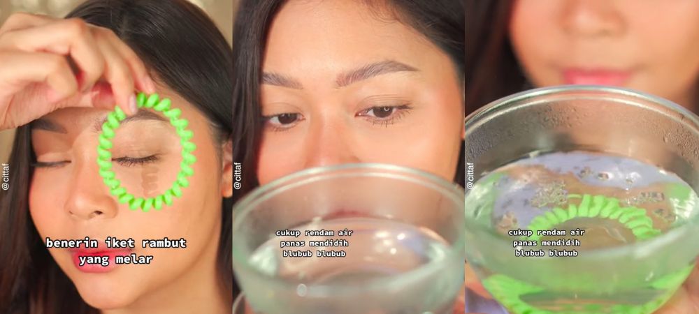 Trik mudah bikin ikat rambut melar jadi bak baru lagi © berbagai sumber Trik mudah bikin ikat rambut melar jadi bak baru lagi © berbagai sumber