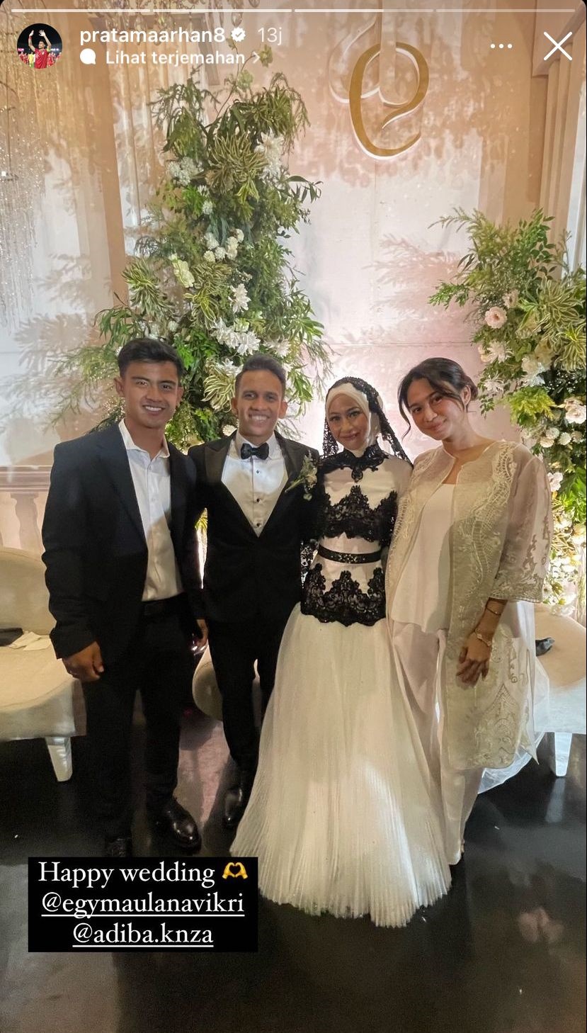 gaya seleb di nikahan adiba dan egy maulana © instagram gaya seleb di nikahan adiba dan egy maulana © instagram