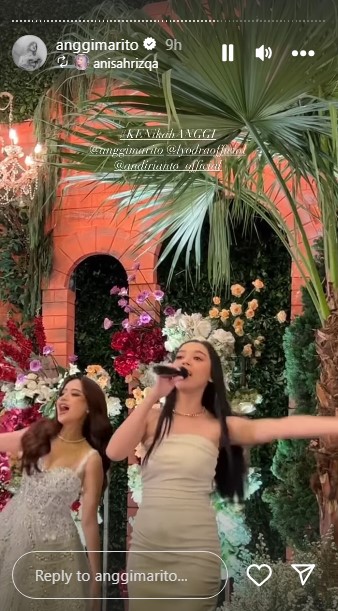 resepsi Anggi Marito dan Kenji © Instagram resepsi Anggi Marito dan Kenji © Instagram