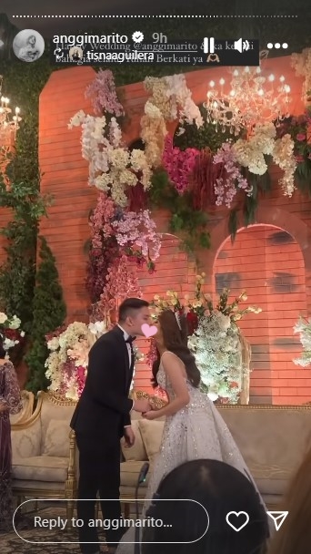 resepsi Anggi Marito dan Kenji © Instagram resepsi Anggi Marito dan Kenji © Instagram