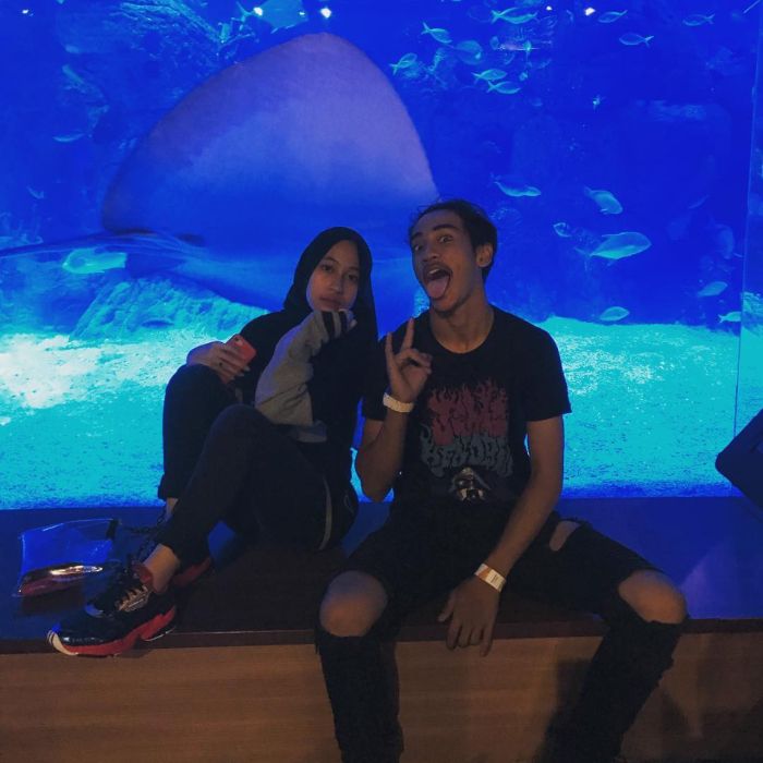 potret abidzar dan adiba dari kecil © instagram