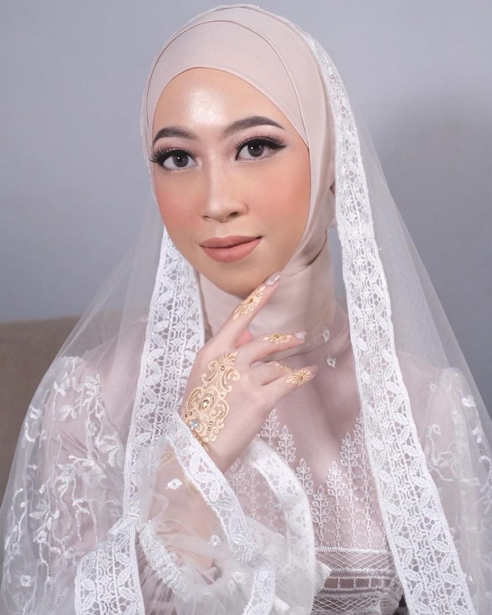 pesona adiba dari malam bainai sampai resepsi © instagram