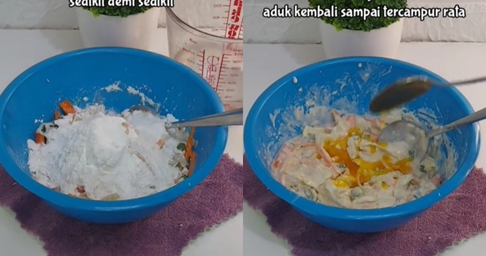 Bukan air es, ini trik agar bakwan sayur awet renyah dan minim minyak pakai adonan dari 3 bahan dapur