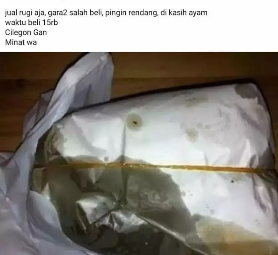Jualan kelewat absurd di FB Berbagai sumber Jualan kelewat absurd di FB Berbagai sumber