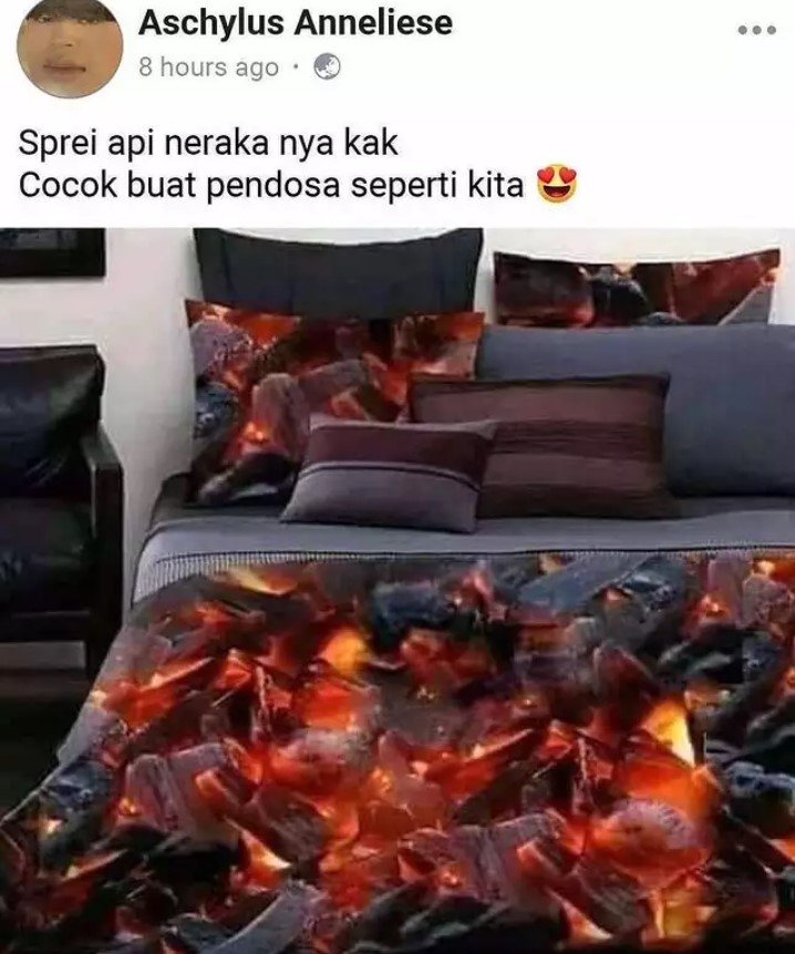 Sprei absurd di luar dugaan Berbagai sumber