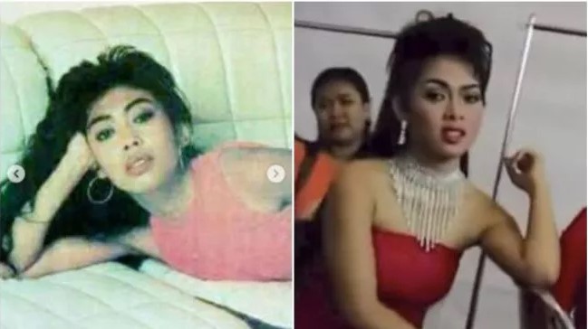 Gaya lady rocker ini mirip Syahrini © berbagai sumber