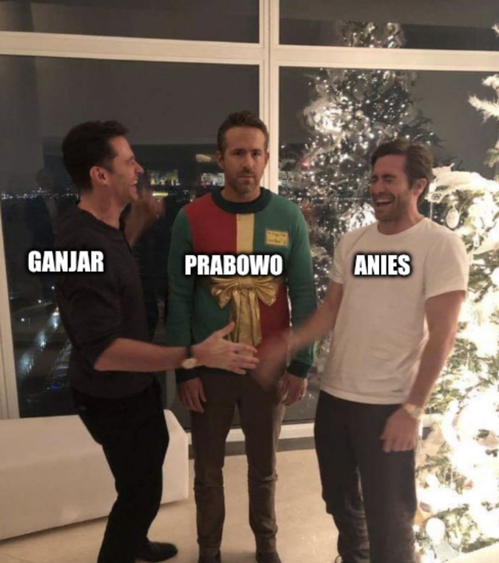 Meme kocak debat capres  Berbagai sumber