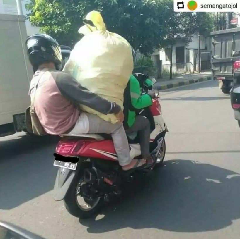 penumpang ojol berbagai sumber