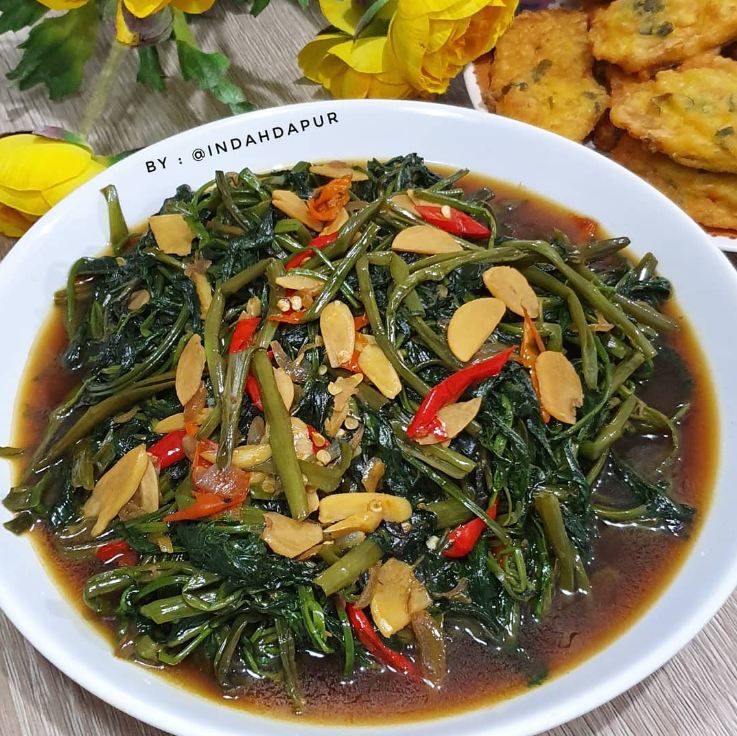 30 Resep aneka cah kangkung, enak, mudah dibuat, dan ekonomis
