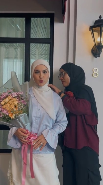 momen Irish Bella sibuk syuting © TikTok momen Irish Bella sibuk syuting © TikTok