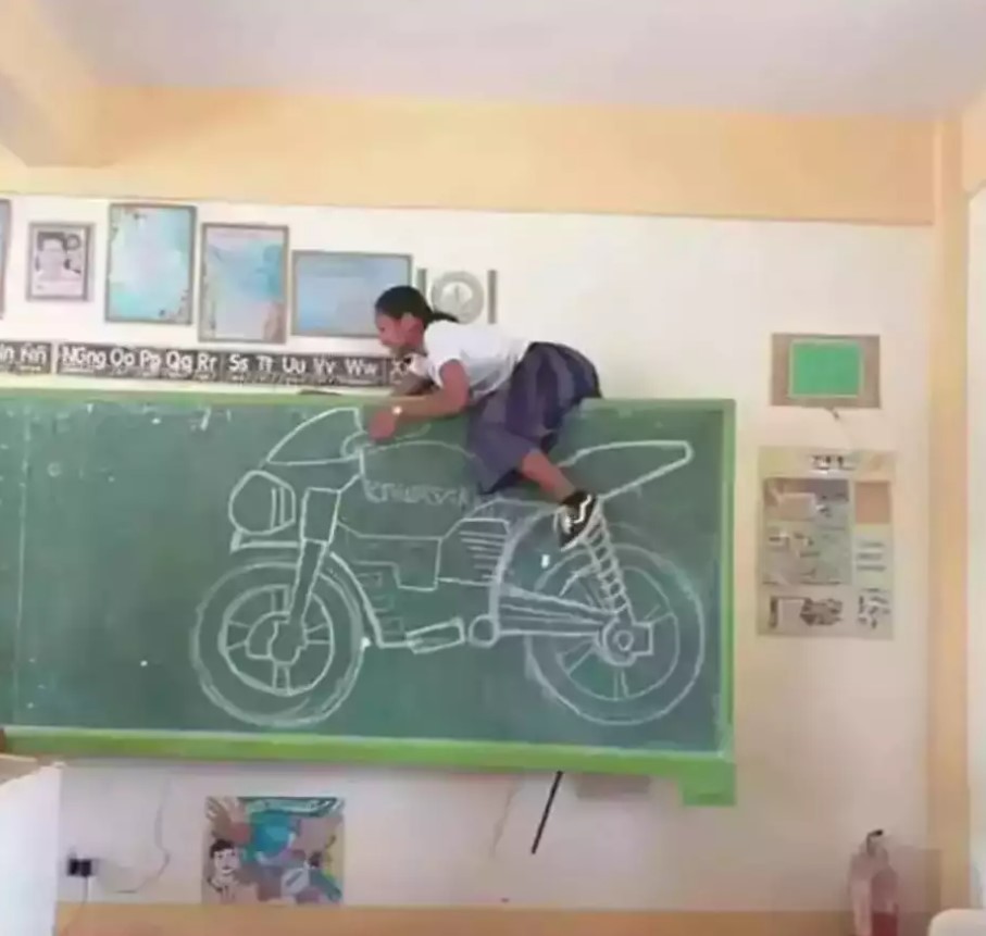 Hasil karya murid gabut di kelas  Berbagai sumber