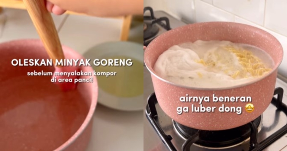 Bukan pakai spatula kayu, ini trik rebus mi instan agar airnya nggak luber mengandalkan 1 bahan dapur