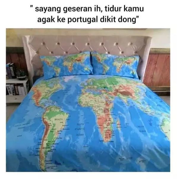potret kocak desain sprei kasur Berbagai sumber