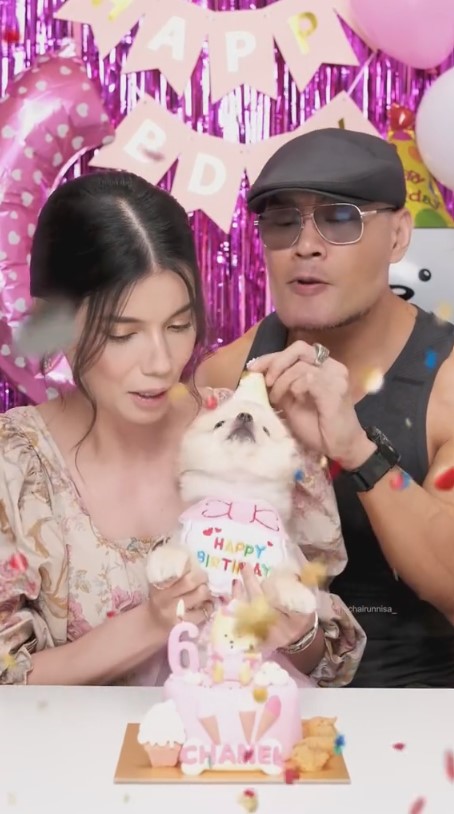 Sabrina Chairunnisa & Deddy Corbuzier rayakan ultah anjing © 2023 brilio.net