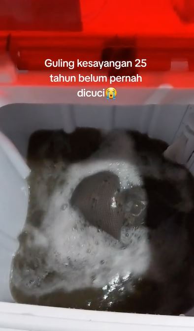 Guling tidak dicuci 25 tahun TikTok